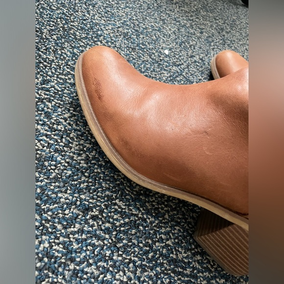 100% Real Suede & Leather Tall Partial Lace-Up Heeled Timberland Boots - Picture 13 of 14